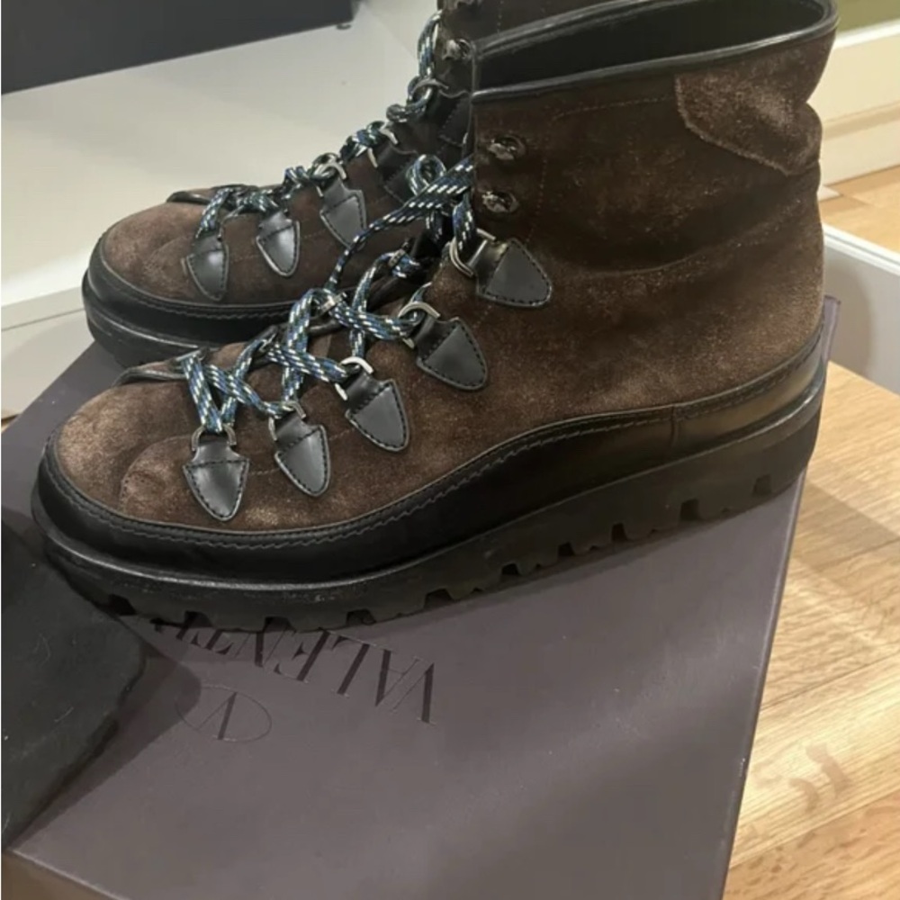 Valentino Brown Suede Men’s Boots